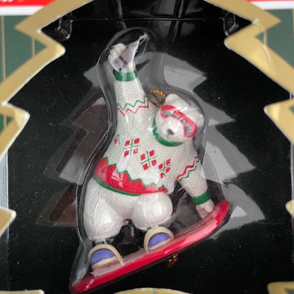 Coca-Cola Polar Bear vintage 1995/1996 collectible Ornament - Picture 2 of 7